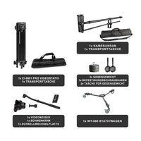 Set di gru per telecamera Director Pro II