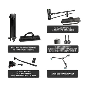 Set di gru per telecamera Director Pro II