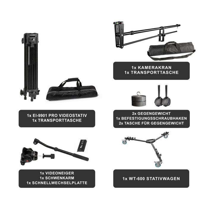 Set di gru per telecamera Director Pro II
