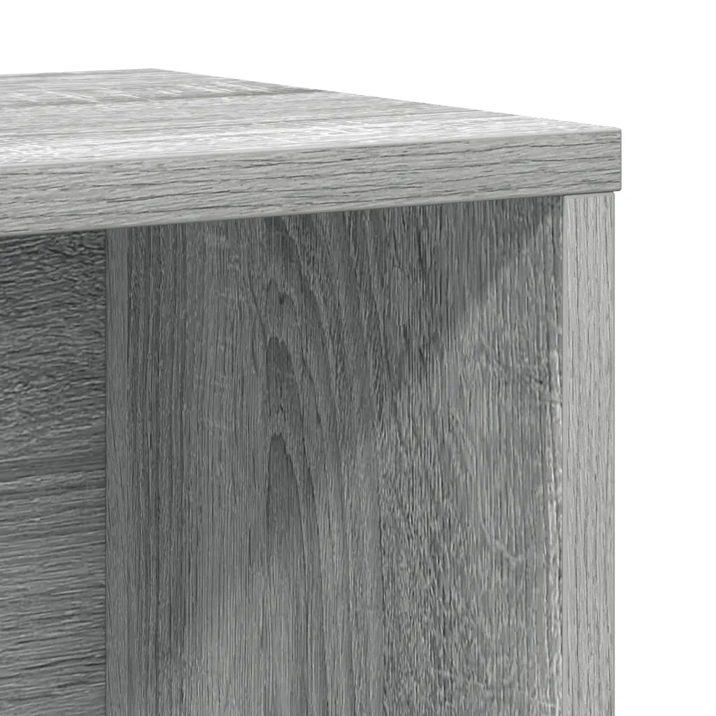 Libreria Grigio Sonoma 60x24x85 cm in Legno Multistrato 860414