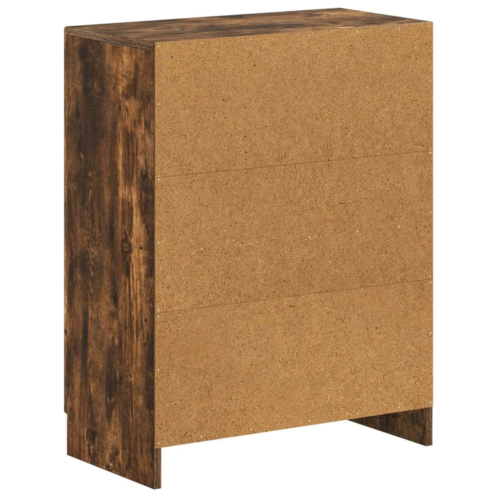 Mobiletto da Bagno UTRECHT Rovere Fumo 59,5 x 31 x 77 cm 897720