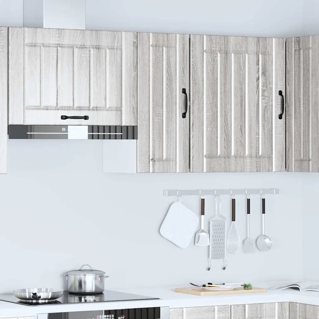 Pensile da Cucina Lucca Grigio Sonoma in Legno Multistrato 853783