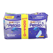 LINES PETALO ASSORBENTI DA  NOTTE CONFEZIONE DA 18PZ CON ALI