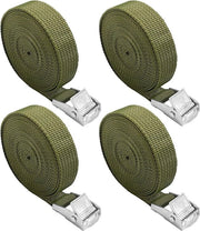 Set di Cinghie per Motocicli da 10m con 4 Cinghie con Chiave per Motociclisti Porta-Moto con Cinghie Estremamente Robuste in Acciaio con Standard DIN EN 12195-2 Cinghie con Rattoppi