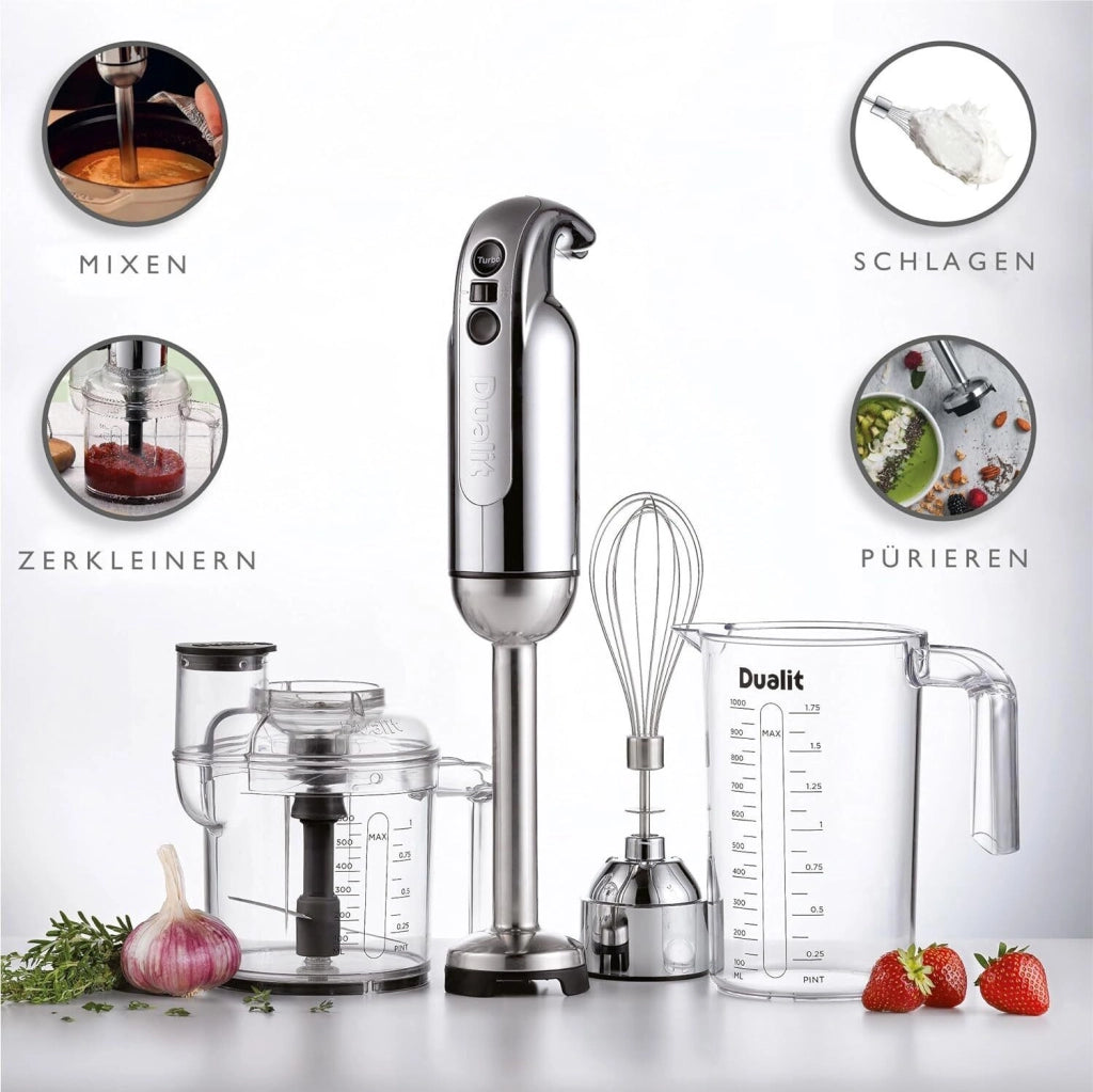 Dualit 88930 frullatore 1 L Frullatore ad immersione 700 W Acciaio inox