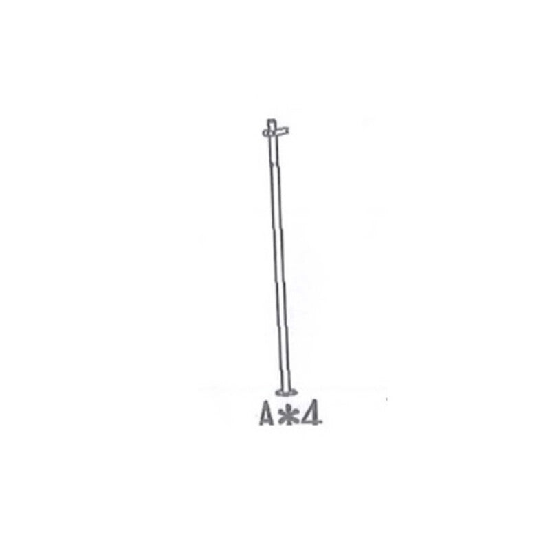 R PALO A X GAZEBO IN ACCIAIOONDA MT.3,5X3,5 JDG077-1- 1,0 pz