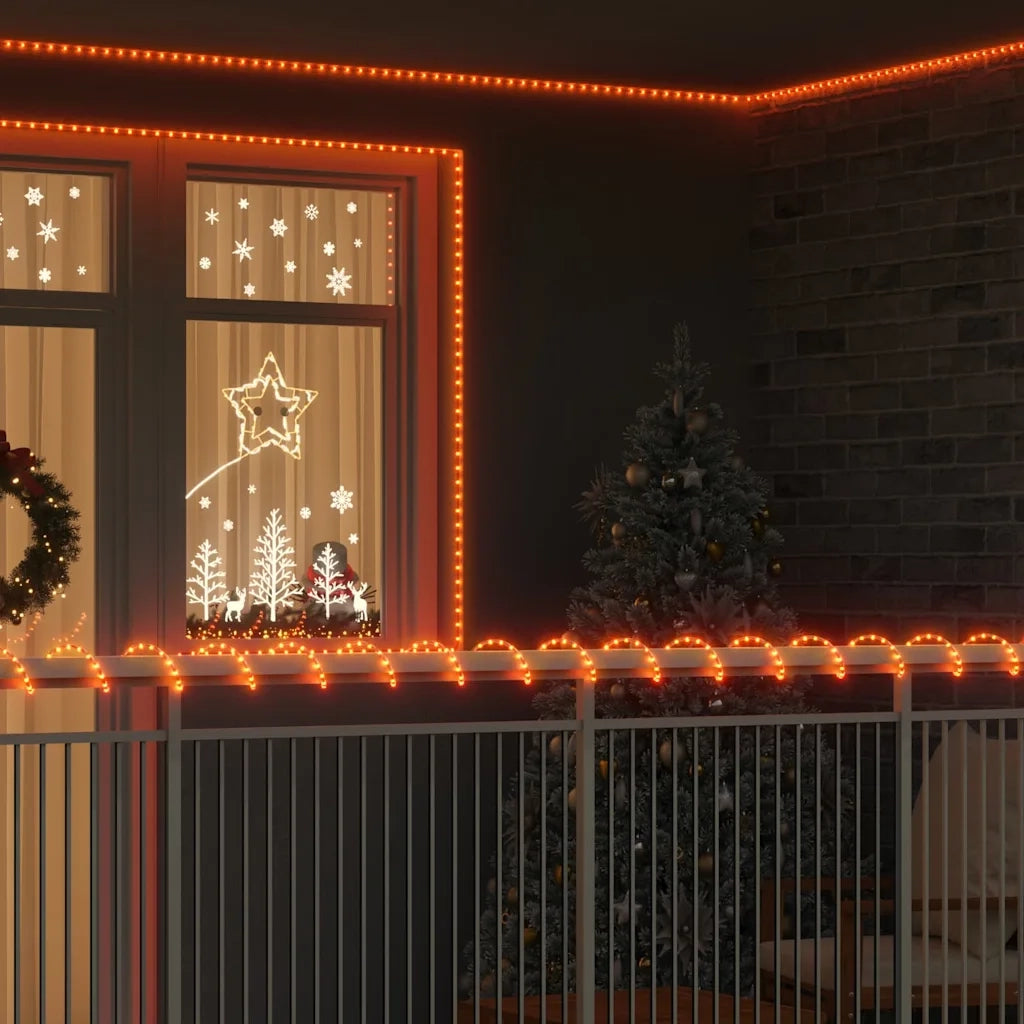 Luce a corda con 2400 LED Bianco caldo 100 m PVC CFW9727868