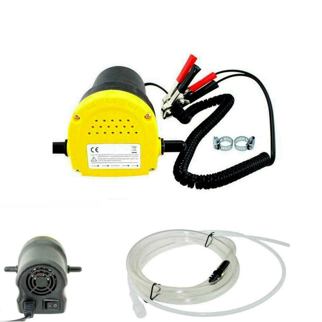 KIT POMPA ASPIRAZIONE ESTRAZIONE CAMBIO OLIO GASOLIO DIESEL ELETTRICA 12V AUTO
