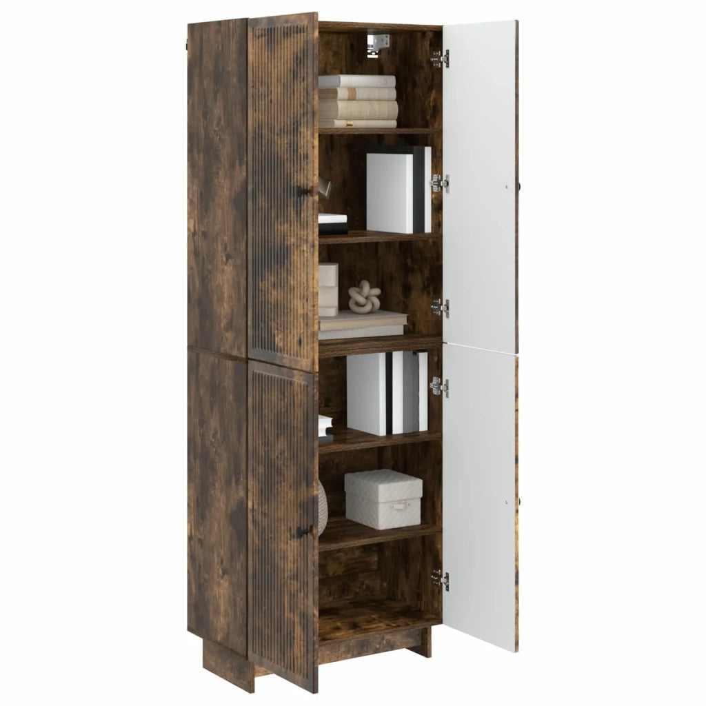 Set di armadi 2 pz Rovere Fumo Legno ingegnerizzato 3416363