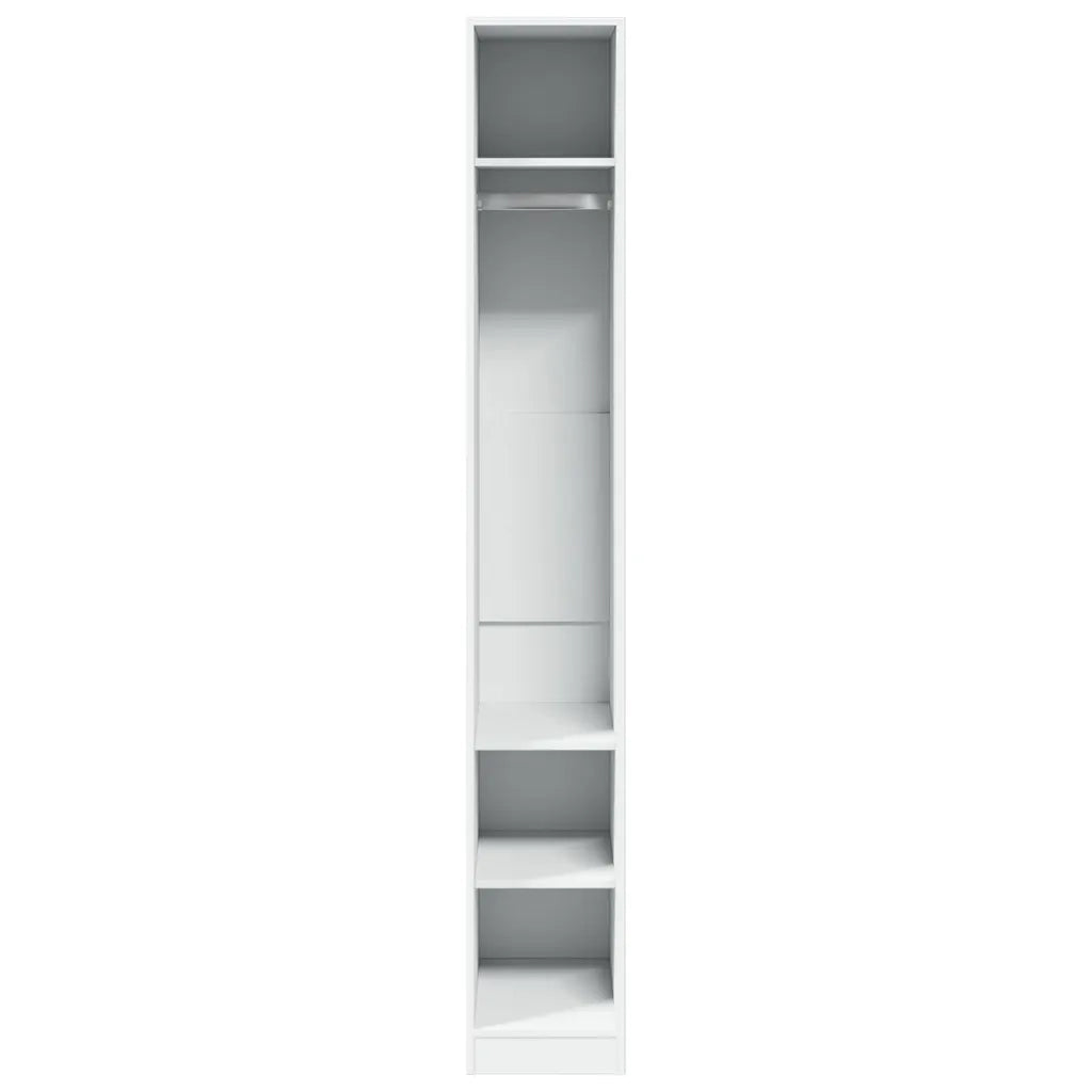 Armadio Bianco 30x50x200 cm in Legno Multistrato 3307684