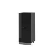 Vicco mobile cucina dispensa Nero lucido 60 cm