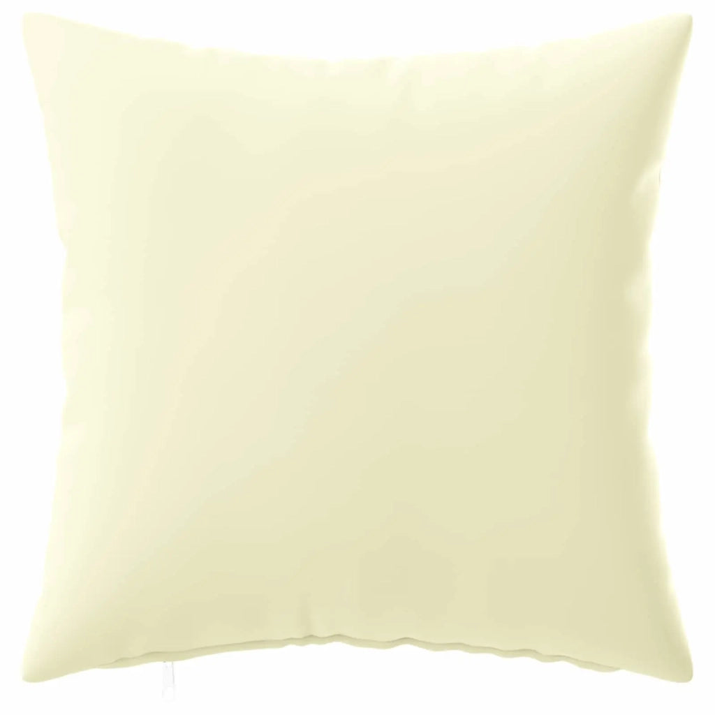 Federa 6 pcs HEERLEN Crema 35 x 35 cm Poliestere 908154