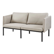 Divano/poltrona a 2 posti 69 x 158 x 63 cm beige 03_0009131