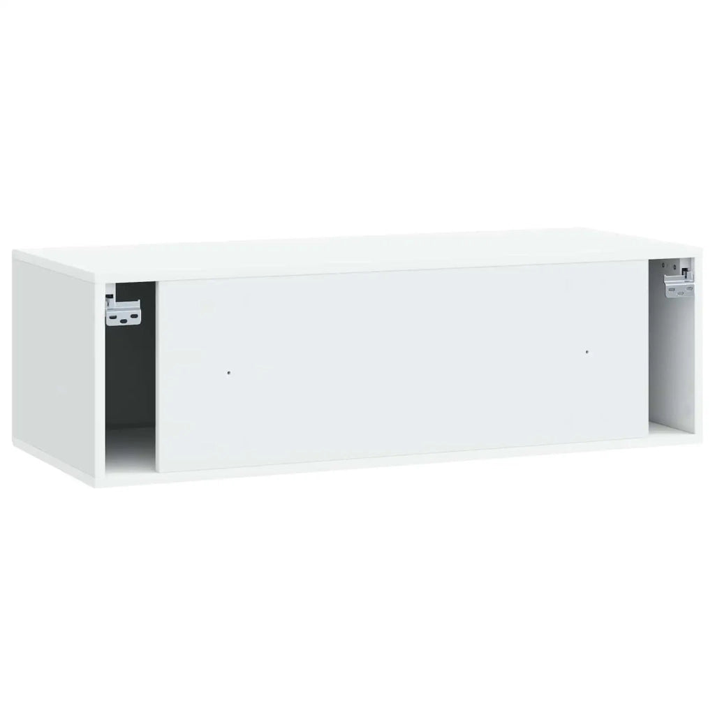 Mobile Porta TV da Muro Bianco 98 x 41 x 30 cm 898015