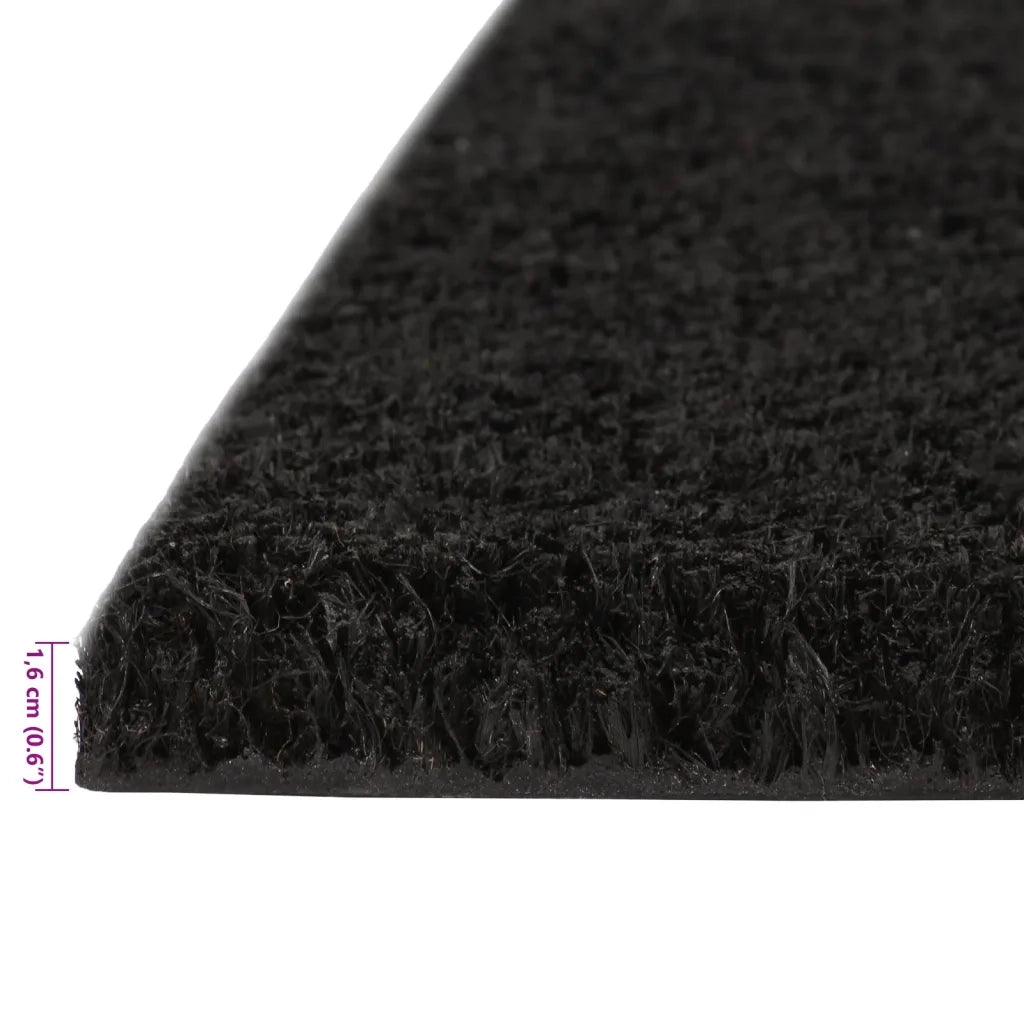 Zerbini 2 pz Neri 40x60 cm in Fibra di Cocco 155571