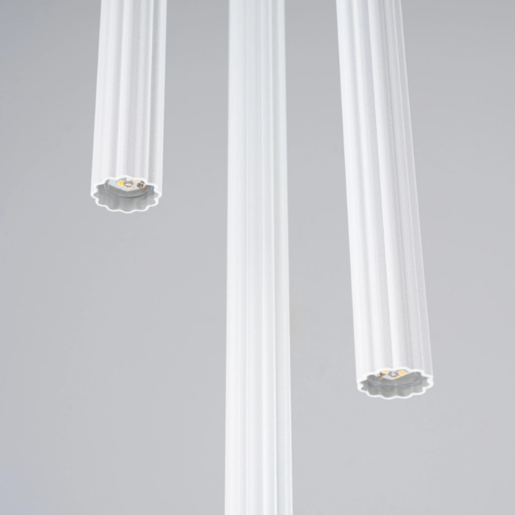 Lampada tubolare in acciaio moderno ARCHE Ocean Green 3x8W LED G9 Bianco