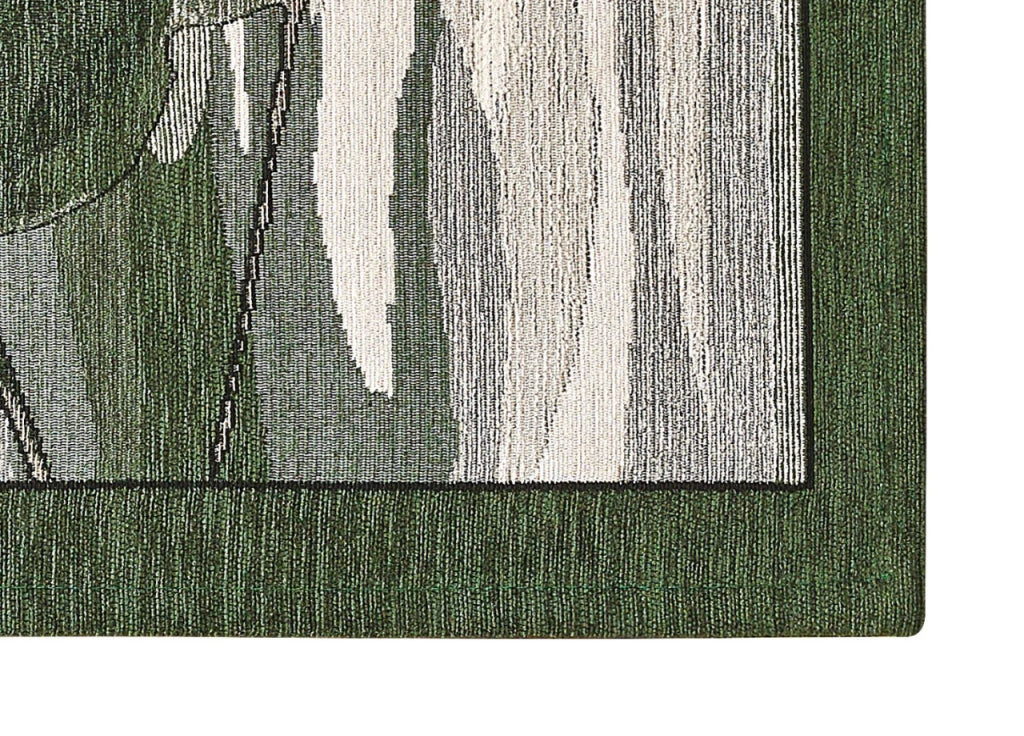 Tappeto Passatoia Cucina Corsia Retro Antiscivolo Disegno Amsterdam By Suardi - 55x80 - Verde