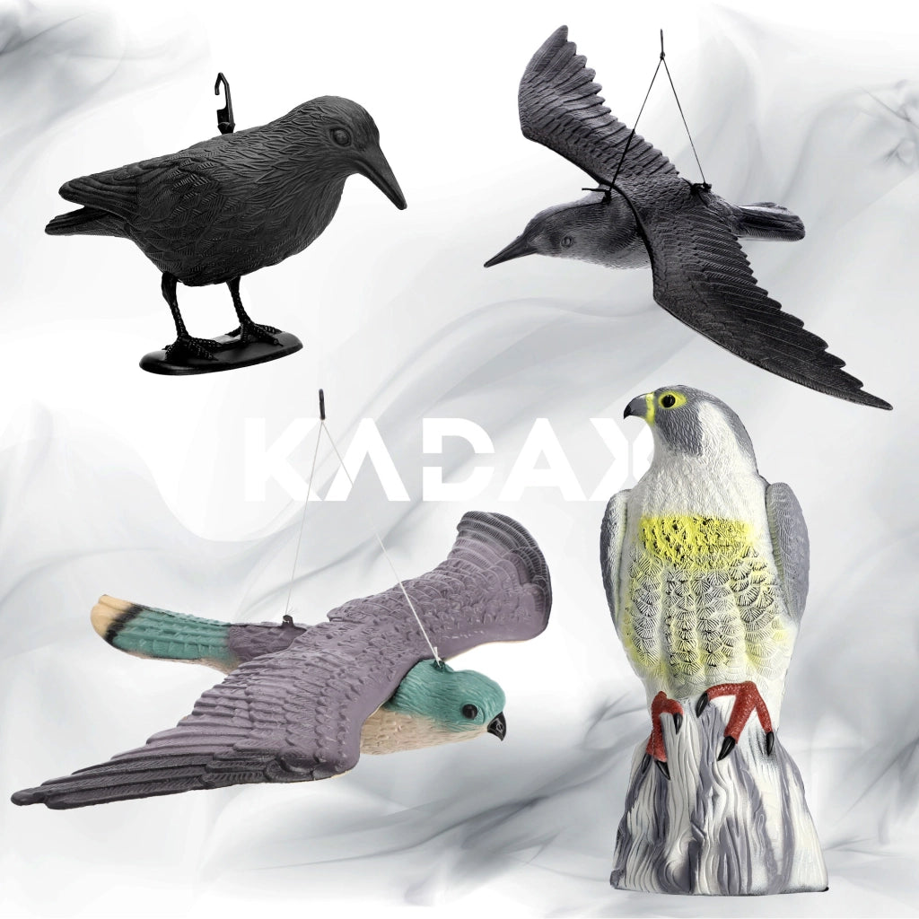 Statuetta da giardino KADAX, ornamento da giardino, grande falco, ideale come regalo.