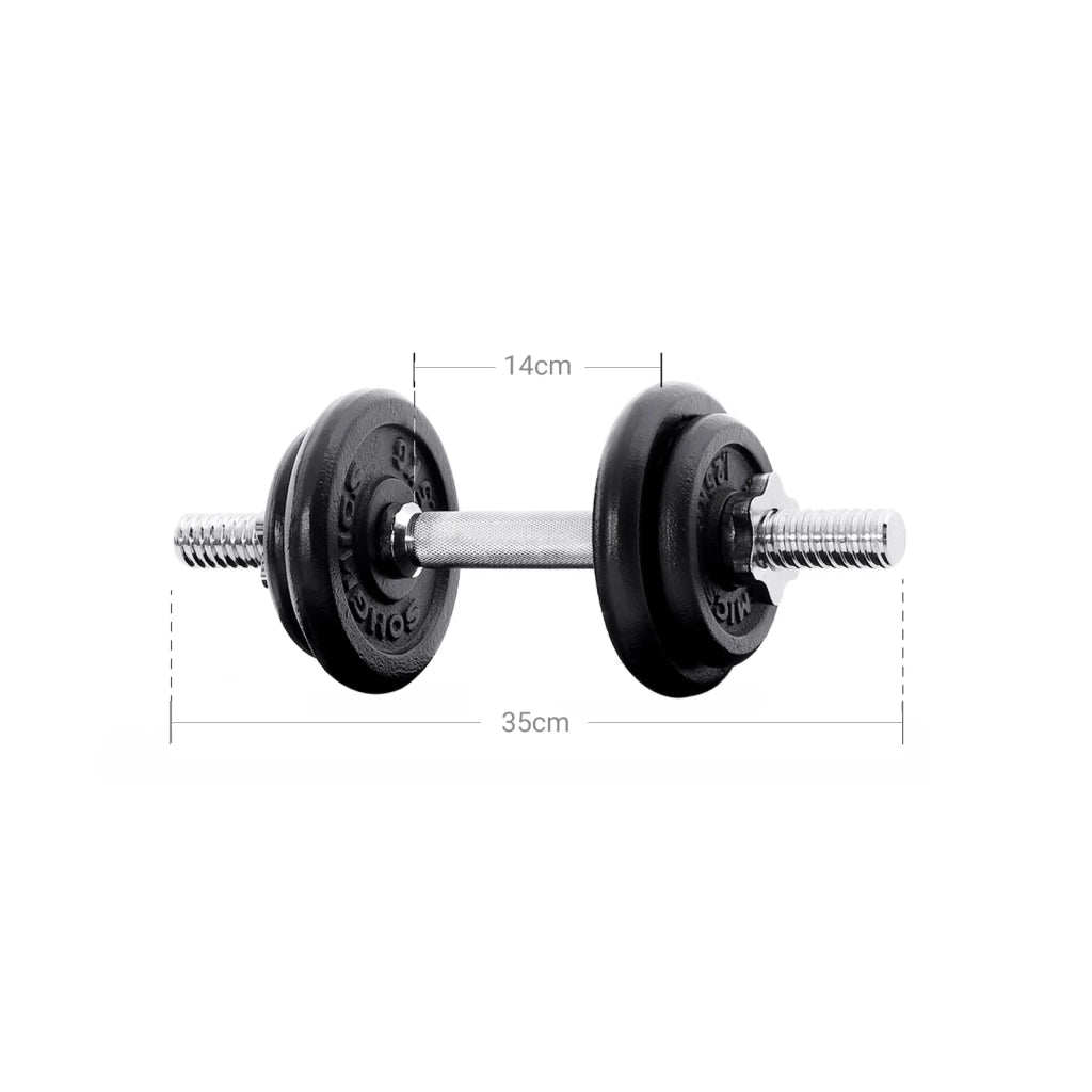 Set di manubri da 20 kg per allenamento con pesi con barra di estensione per uomini e donne bodybuilding aumento di massa fitness nero 12_0002029