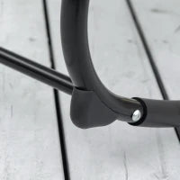 Sedia a Dondolo da Giardino Zero Gravity,  Sdraio da Giardino Ergonomica con Cuscino e Tessuto Traspirante per Interno ed Esterno, 105x62x88 cm, Grigia