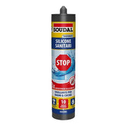 SILICONE ACETICO SANITARI 'STOP MUFFA' SOUDAL 300 ml - Bianco - SOUDAL