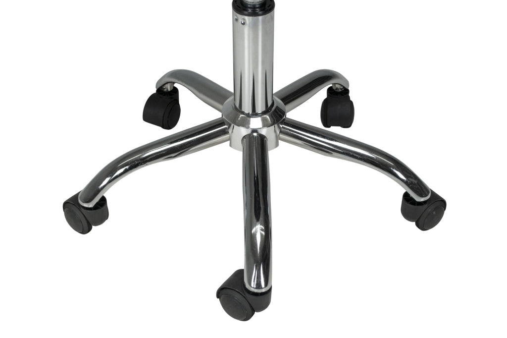 Sgabello professionale estetista in ecopelle, sgabello da ufficio mod. Alvin SG10EAL