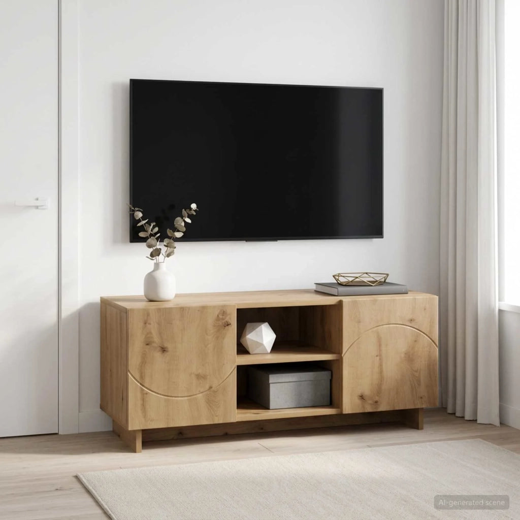 Supporto TV 90 x 34.5 x 40 cm Rovere Artigianale 8011485