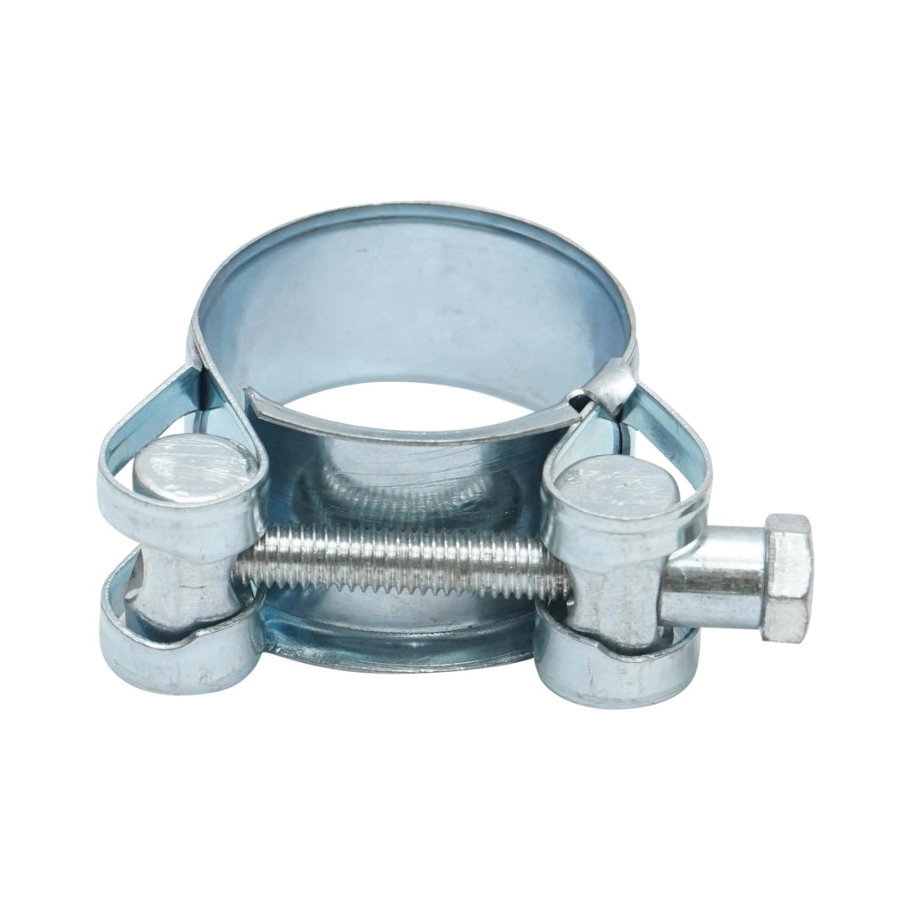 Morsetto di forza, morsetto in metallo zincato con vite W1 per tubi da 61-63 mm Breckner Germany