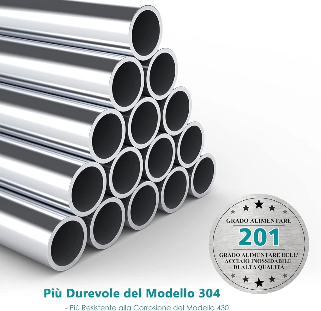 Tavolo da Lavoro in Acciaio Inox 122 x 61 x 90 cm con Ruote, Piano di Lavoro per Preparazione di Alimenti con Ripiano Regolabile, Tavolo da Lavoro Commerciale per Cucina, Ristorante e Hotel