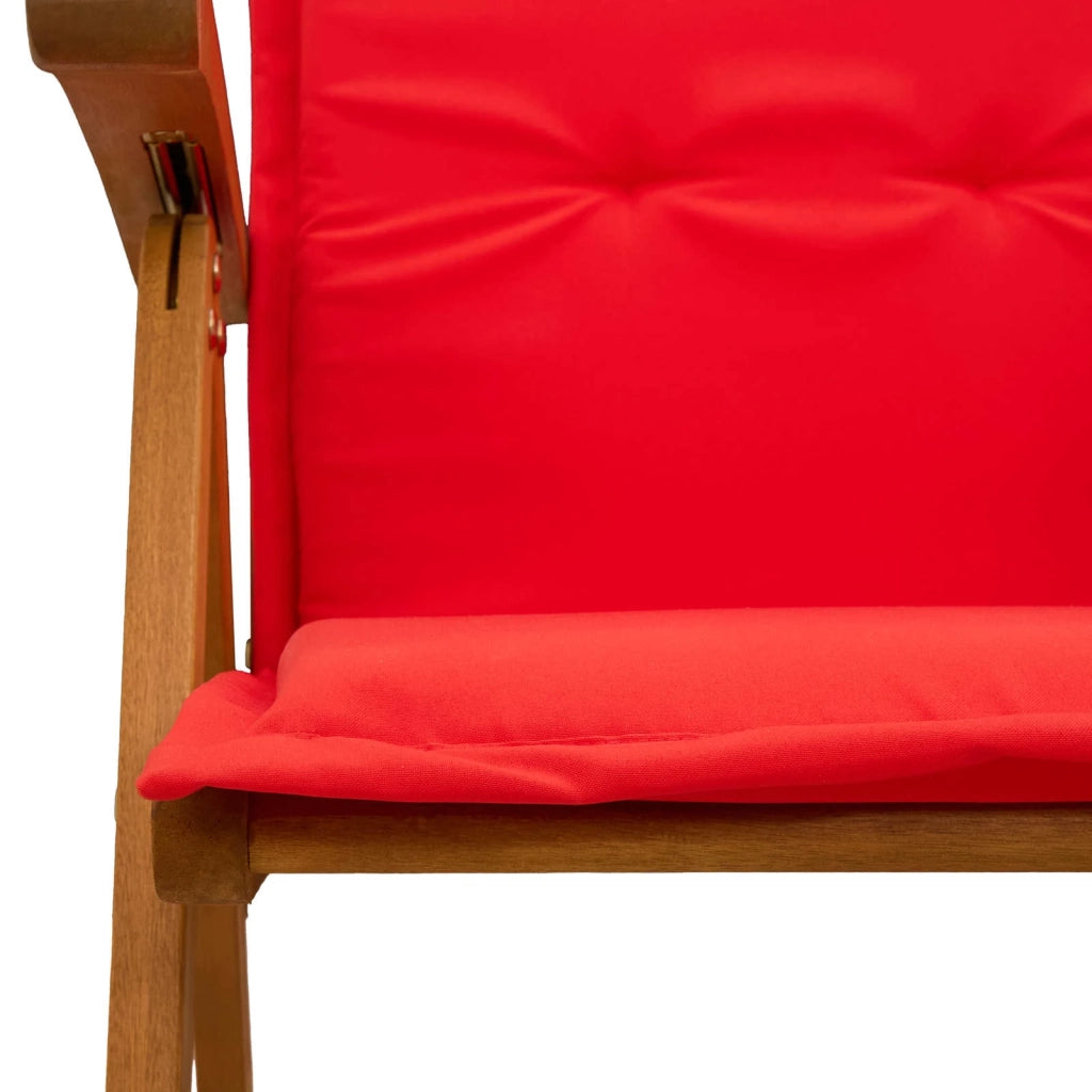 Sedie da giardino reclinabili 8 pz Naturale 3434480