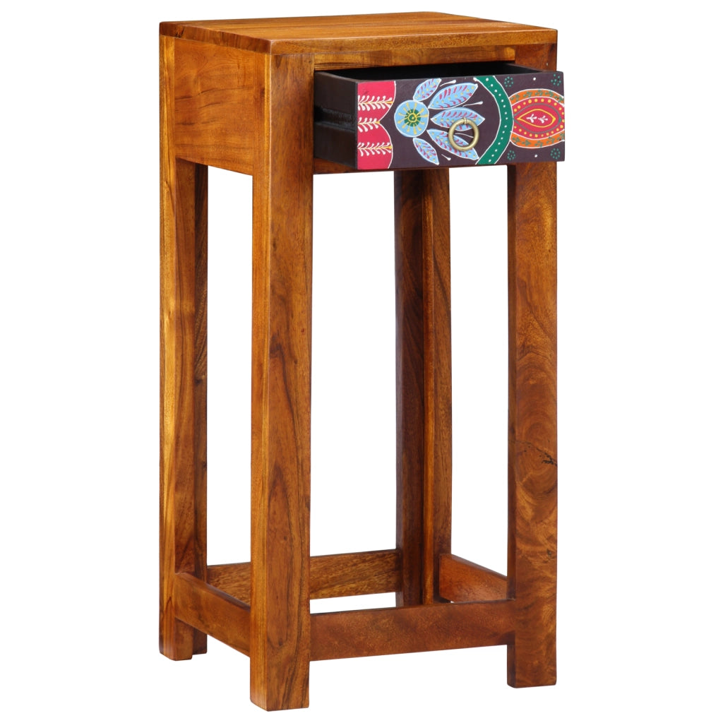 Supporto per Telefono 35x35x75 cm Legno Massello di Acacia