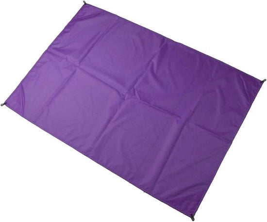 Materasso da picnic grande formato - 150 x 180 cm - impermeabile - bordi rinforzati - blu scuro