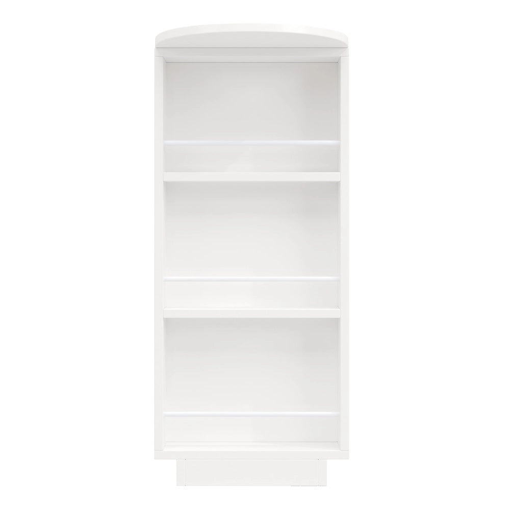 Tavolo Bar Allungabile con Vano Contenitore e LED ¨C Xylo ¨C Bianco, 115-183x40x99 cm