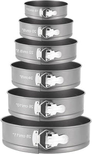 Set di teglie per torte anti-adesivi - 4 7 8 9 10 11 pollici - forma rotonda per torte - teglie per cheesecake con fondo rimovibile - accessori da cucina - attrezzature da forno