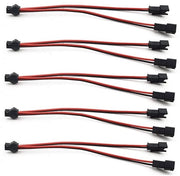 Kit di 5 pezzi - Divisore LED - Facile da utilizzare - 2 Pin - Collegamento di strisce LED - Adatto per 5630 3528 5050 - Connettore LED
