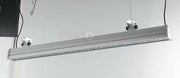 PROIETTORE LED WALLWASHER ALLUMINIO 72W RGB DIMMERABILE IP65 112,5X14,5X8,2CM