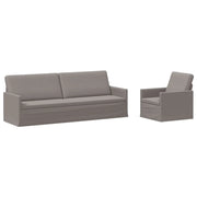 Set di divani 2 pcs Tortora Tessuto 3433182
