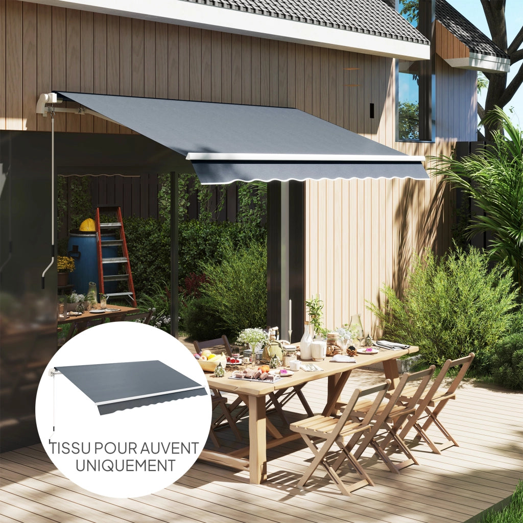 Tenda da Esterno ¨C zephmum ¨C Grigio 4x3 m