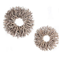 Set 2 Corone Ø 25 cm Stecchi