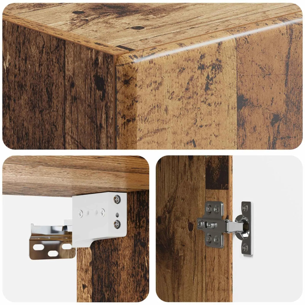 Set di armadi 2 pcs Legno antico Legno ingegnerizzato 3416878