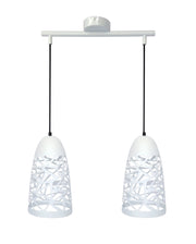 Candellux Sabrin lampada a sospensione bianca 2xE27 40cm