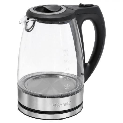 Bomann WKS 6032 G CB bollitore elettrico 1,7 L 2200 W Trasparente