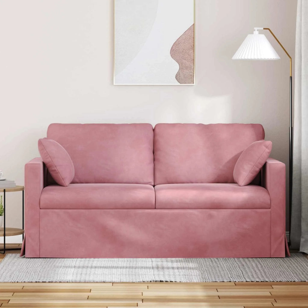 Divano Rosa 158 x 78 x 80 cm Velluto