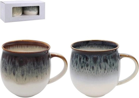Set di tazze da caffè e tè in ceramica - 2 assortimenti