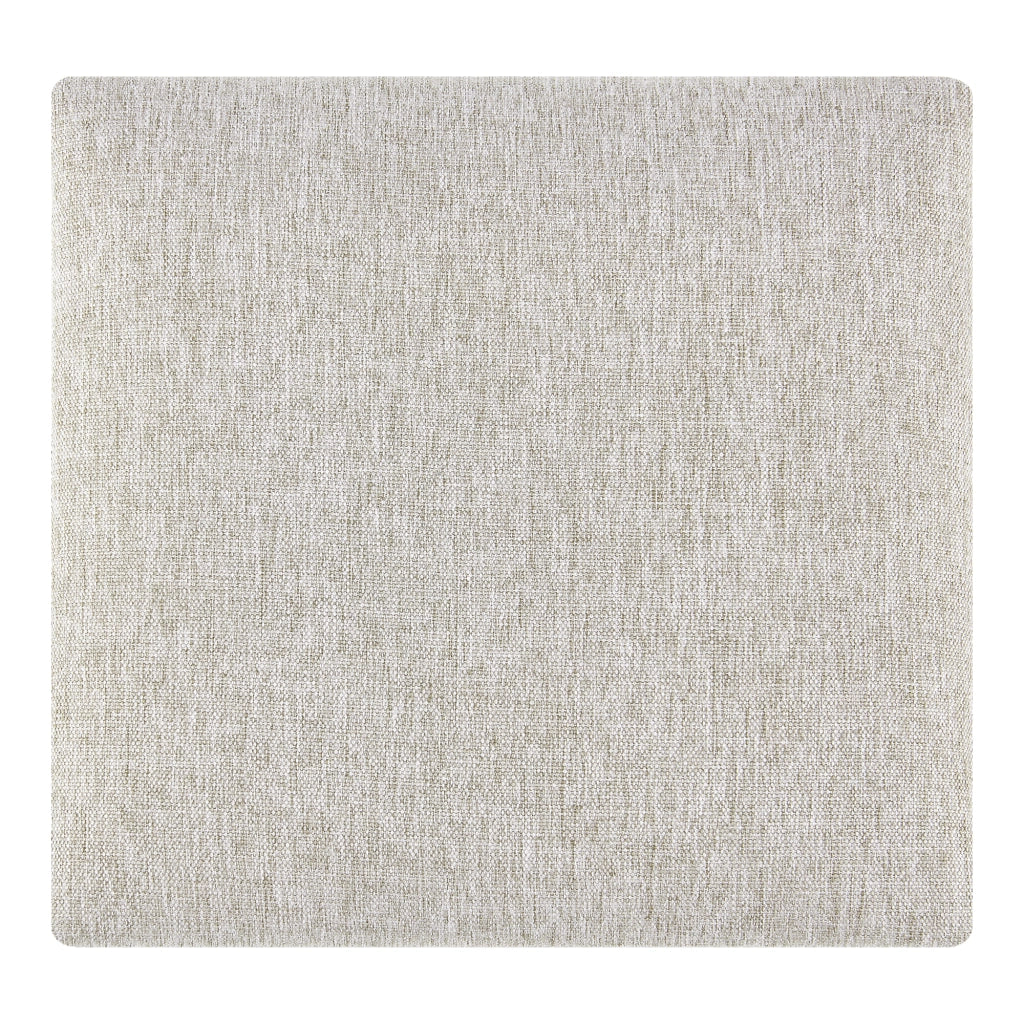 Set Carpino di 4 Pannelli Murali Imbottiti Rivestiti in Tessuto Grigio 30x30 cm [neu.haus]