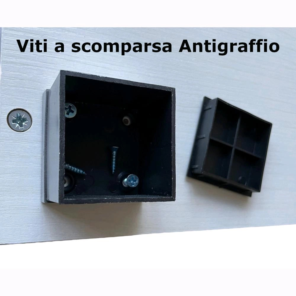 Libreria in legno Bianco nordico 60x24x68H cm Scaffale Mobiletto 4 Ripiani