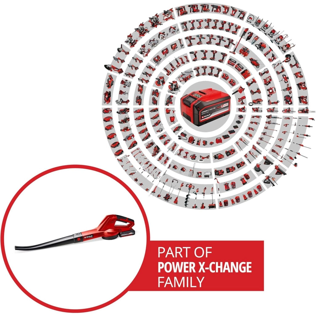 Einhell SOFFIATORE A BATTERIA GC-CL 18 LI E KIT 2AH.