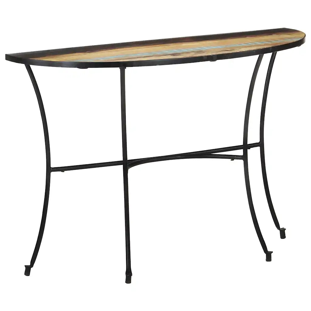 Tavolino Laterale 110x40x77 cm in Legno Massello di Recupero 321949