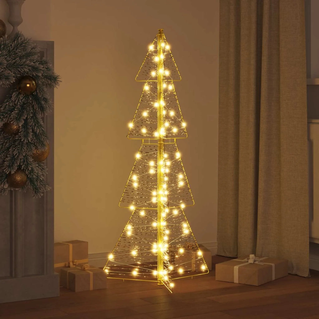 Albero di Natale con 100 LED Bianco caldo 120 cm PET 42019217