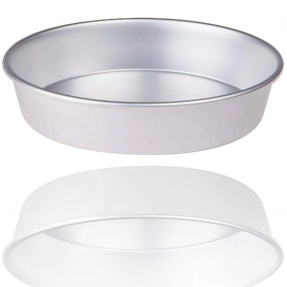 Trade Shop - Set 2 Pezzi Stampo Crostata Pastiera 34 Cm Forno Alluminio Teglia Antiaderente -